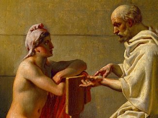 Socrate & Alcibiade, de Christoffer Wilhelm Eckersberg